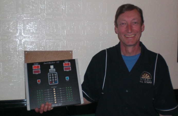 Ross Satterley won a free DartMaster 3 from TorontoDarts.com and Technology Plus