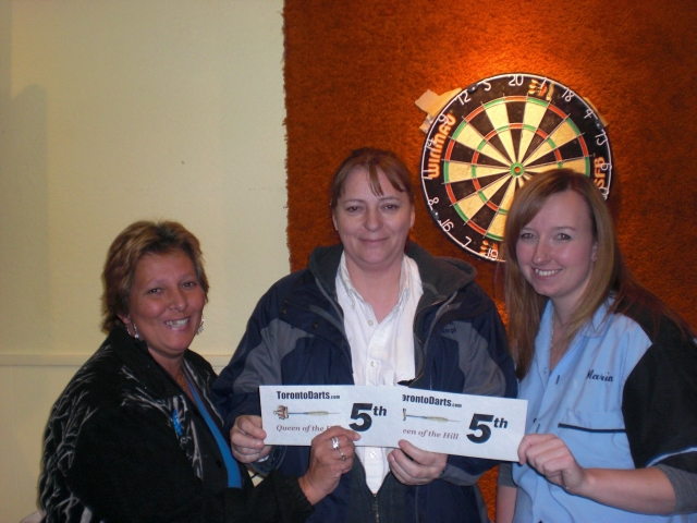 TorontoDarts.com Queen of the Hill 2 Kim Whaley Hilts with Marion Carli